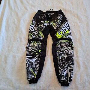 O'Neal boys youth size 12-14 Element Pants, Moto Cross RaceWear VGUC